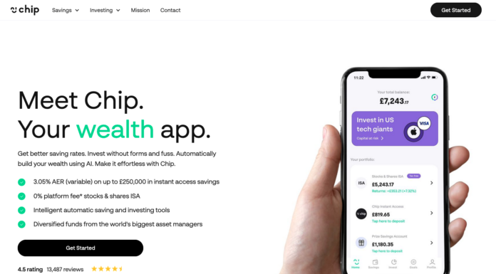 英國最推薦高利率活期存款+智慧儲蓄 Chip 申請開戶教學-文末限時註冊活動送超過 5.0% 活存帳戶