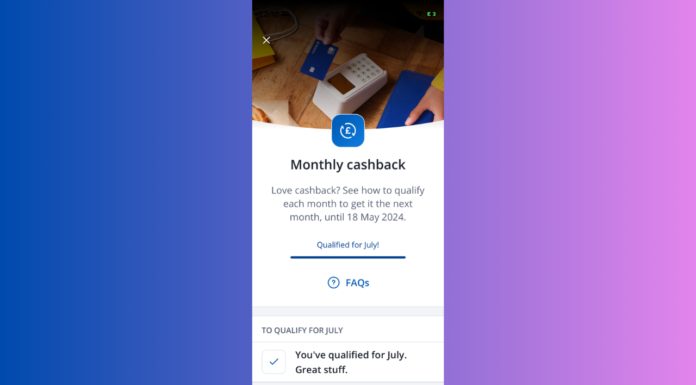 Cashback 1% 現金回饋延長優惠|2023英國Chase帳戶調整更新